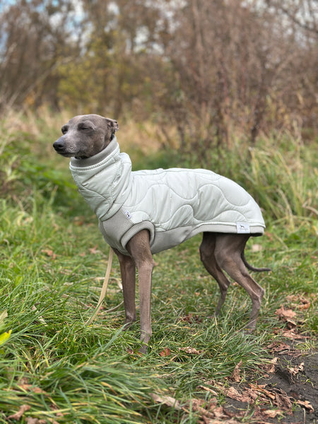 Sage puffer jacket