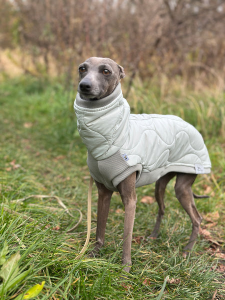 Sage puffer jacket