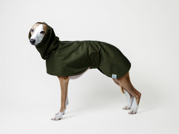 Khaki raincoat