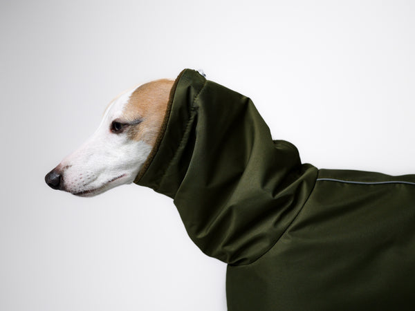 Khaki raincoat