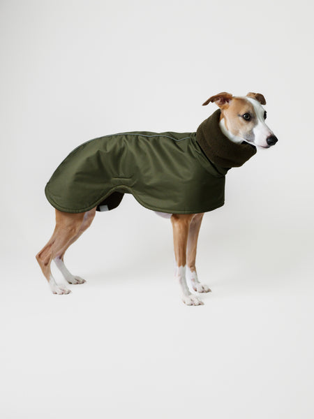 Khaki raincoat