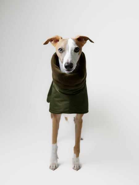 Khaki raincoat