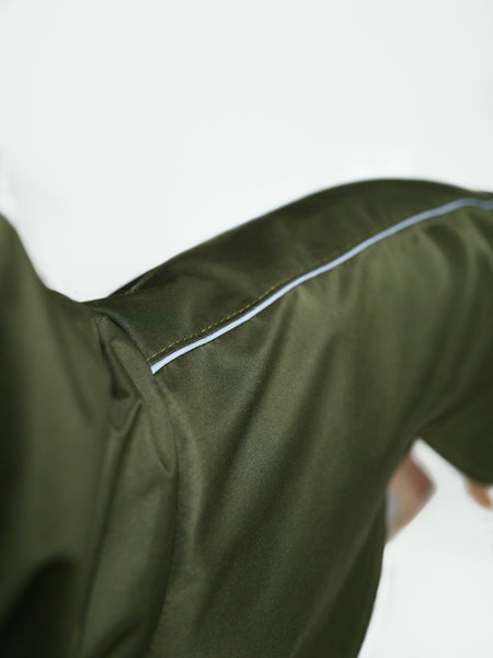 Khaki raincoat